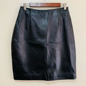 Venus Williams for Wilson’s Leather Black Leather Pencil Skirt size 8